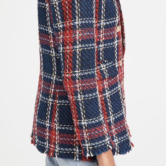 Blank NYC Double Breasted Prep School Plaid Blazer - Picture 3 of 15